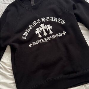 Chrome Hearts Hollywood Black Crewneck